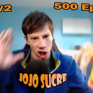 This is the Avatar Image for the Jojo Sucre (youtubeur Français) AI Voice and Text to Speech Generator